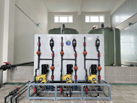 Интегрированная химическая дозировочная машина для очистки воды с полимером PAC KMnO4